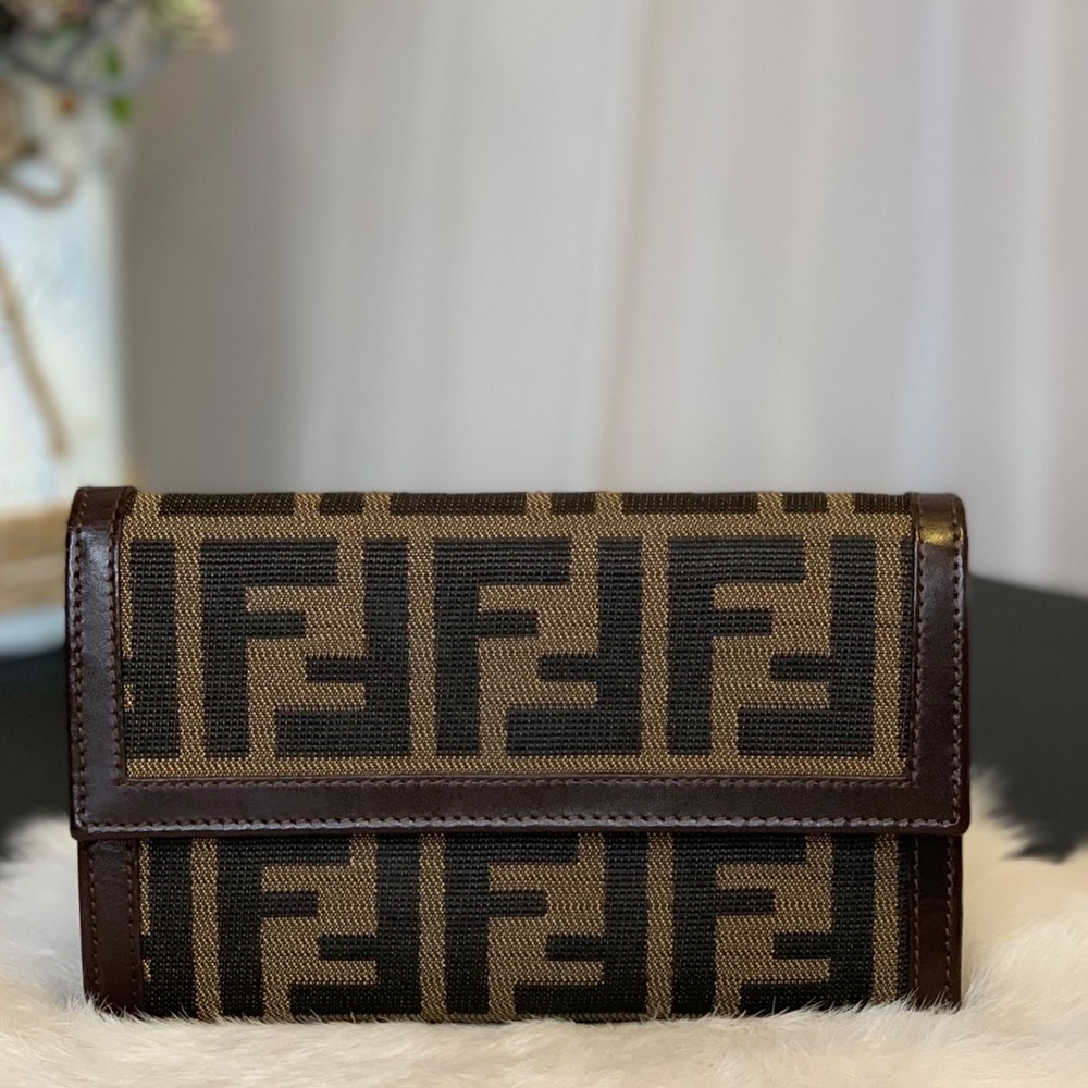 FENDI Zucca Continental Wallet (Tobacco) - Picture 9 of 9